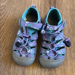 Keen Purple and Green Sport Sandals with Closed-Toe Design